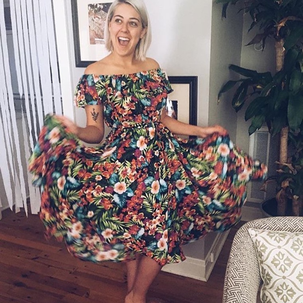 Luau Swing Dress